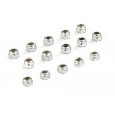 Nylock Nuts M2.5 - 15Pcs │ Baha 10B Nylock Nuts M2.5 - 15Pcs │ Baha 10B